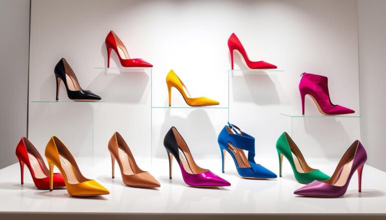 Kolekcja butów Manolo Blahnika w różnych kolorach i fasonach