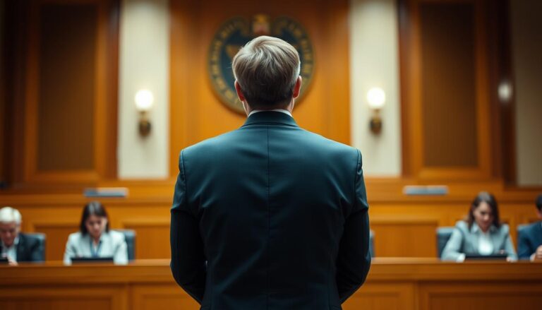 Polski oszust z Tindera Robert I. podczas rozprawy sądowej